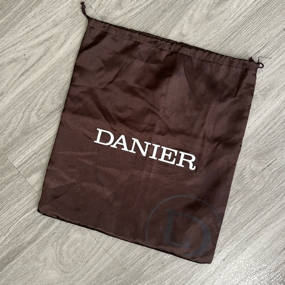 DANIER Espresso Brown Silk Dust Bag - 15.5” inches x 14” inches - Picture 1 of 3